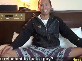 POV video of Asian twink masturbating and ejaculating
