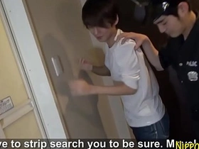 Japanese teen takes hardcore anal pounding