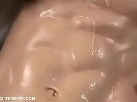 Young Asian twink bares it all in gay video