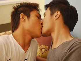 Thai twink gets a deepthroat treatment
