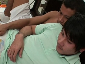Asian twink gets rough bareback treatment