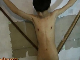 Gay Asian twink endures BDSM practices