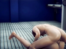 Genshin Impact Yaoi: Venti's public toilet encounter with a feminine character