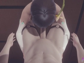 Genshin Impact Yaoi: Venti Arcont's POV oral pleasure experience with a Japanese Asian Manga Anime Game character