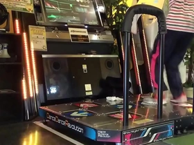 Japanese gay boys explore their desires on DDR