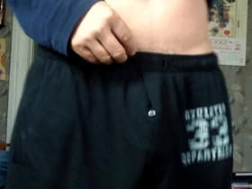 Asian gay man pleasures himself in front of camera