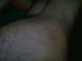 Asian gay dude shows off his hairy ass and gets hot