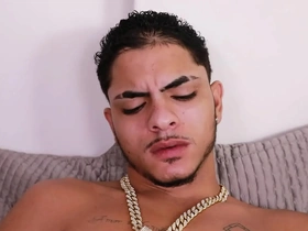 Young man with a big cock gets an amateur blowjob and anal sex
