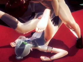 Sissy Allan's wild ride of hardcore sex and anime fun