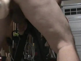 Multiple cumshot and hands-free cumming in gay anal sex