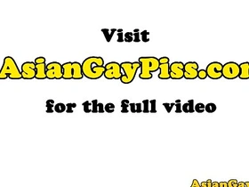 Gay sex with pee fetish and anal play